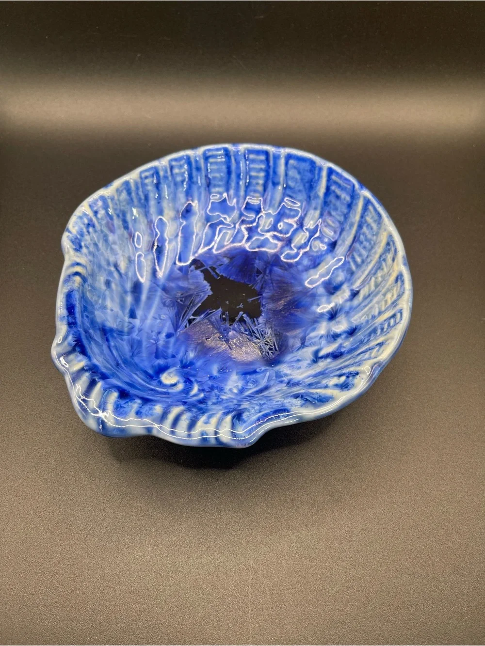 Edgecomb Pottery Rippled Shell Bowl